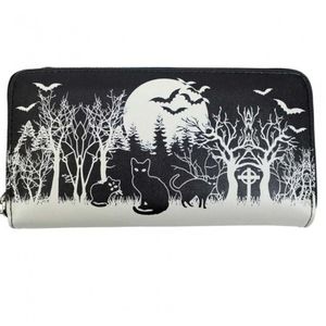 Banned Apparel Woodland Wallet Bats Cats Gothic